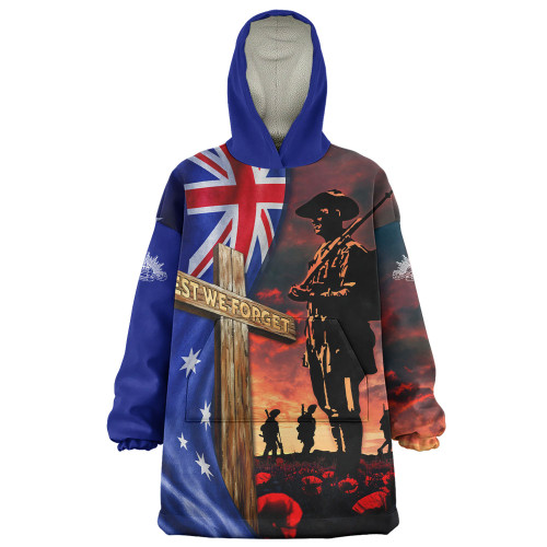 Australia Snug Hoodie Lest We Forget Remembrance