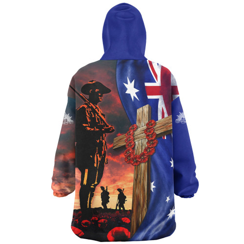 Australia Snug Hoodie Lest We Forget Remembrance