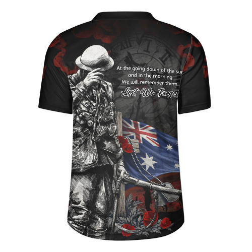 Australia Rugby Jersey Anzac Day Silent Dawn Spirit Of Remembrance