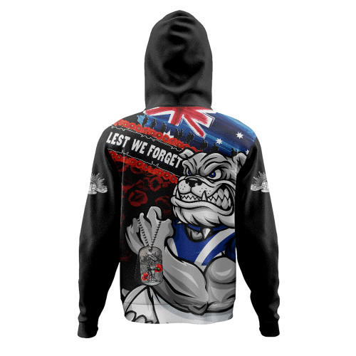 Canterbury-Bankstown Bulldogs Hoodie Anzac Remembrance Of The Fallen