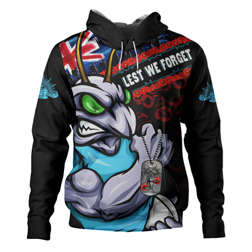 New South Wales Blues Hoodie Anzac Remembrance Of The Fallen