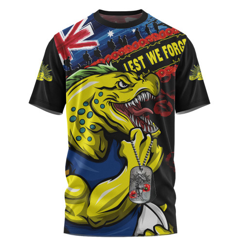 Parramatta Eels T-Shirt Anzac Remembrance Of The Fallen