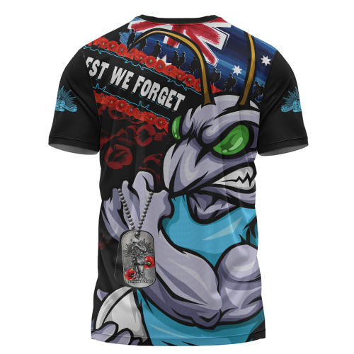 New South Wales Blues T-Shirt Anzac Remembrance Of The Fallen