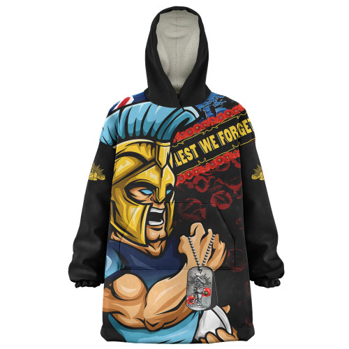 Gold Coast Titans Snug Hoodie Anzac Remembrance Of The Fallen