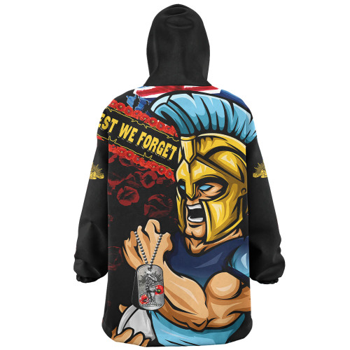 Gold Coast Titans Snug Hoodie Anzac Remembrance Of The Fallen