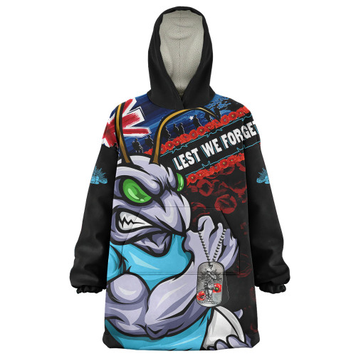 New South Wales Blues Snug Hoodie Anzac Remembrance Of The Fallen