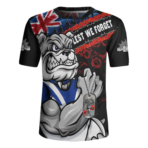 Canterbury-Bankstown Bulldogs Rugby Jersey Anzac Remembrance Of The Fallen