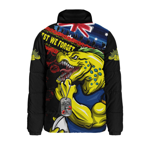 Parramatta Eels Padded Jacket Anzac Remembrance Of The Fallen