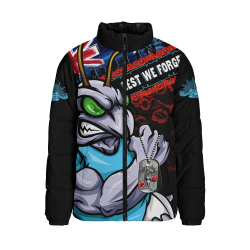 New South Wales Blues Padded Jacket Anzac Remembrance Of The Fallen