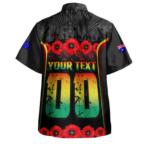 Penrith Panthers Hawaiian Shirt Lest We Forget In Honor And Remembrance