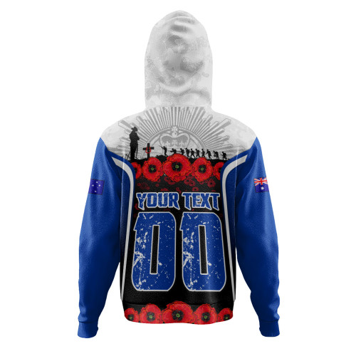 Canterbury-Bankstown Bulldogs Hoodie Lest We Forget In Honor And Remembrance