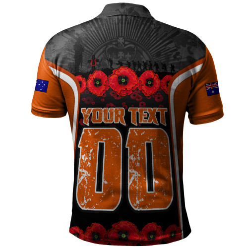 Wests Tigers Polo Shirt Lest We Forget In Honor And Remembrance