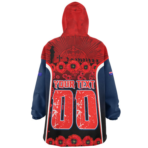 Sydney Roosters Snug Hoodie Lest We Forget In Honor And Remembrance