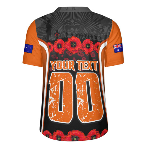 Wests Tigers Rugby Jersey Lest We Forget In Honor And Remembrance