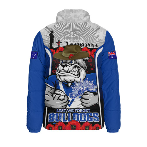 Canterbury-Bankstown Bulldogs Padded Jacket Lest We Forget In Honor And Remembrance