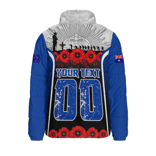 Canterbury-Bankstown Bulldogs Padded Jacket Lest We Forget In Honor And Remembrance