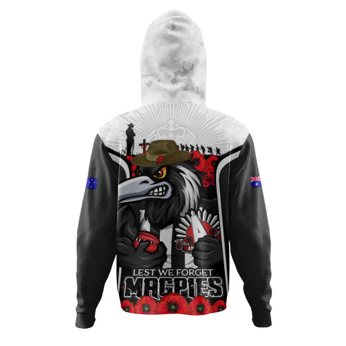Collingwood Hoodie Lest We Forget In Eternal Honor And Duty