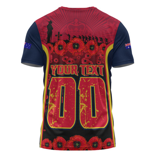 Adelaide Crows T-Shirt Lest We Forget In Eternal Honor And Duty