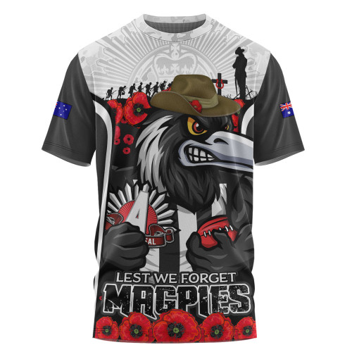 Collingwood T-Shirt Lest We Forget In Eternal Honor And Duty