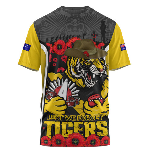 Richmond T-Shirt Lest We Forget In Eternal Honor And Duty