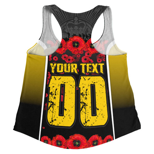 Richmond Women Racerback Singlet Lest We Forget In Eternal Honor And Duty