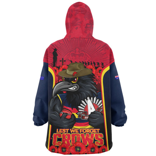Adelaide Crows Snug Hoodie Lest We Forget In Eternal Honor And Duty