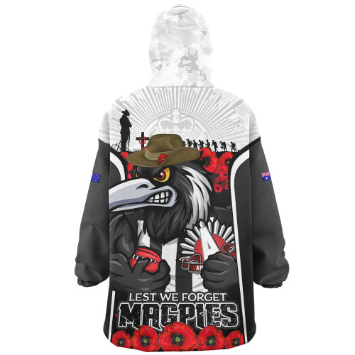 Collingwood Snug Hoodie Lest We Forget In Eternal Honor And Duty