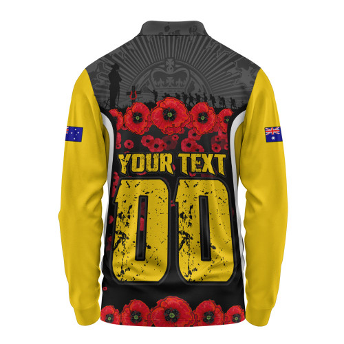 Richmond Long Sleeve Polo Shirt Lest We Forget In Eternal Honor And Duty