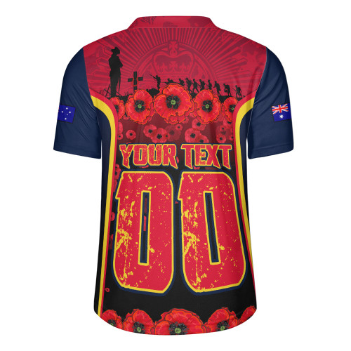 Adelaide Crows Rugby Jersey Lest We Forget In Eternal Honor And Duty