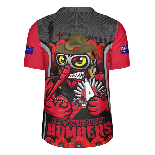 Essendon Rugby Jersey Lest We Forget In Eternal Honor And Duty