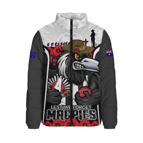 Collingwood Padded Jacket Lest We Forget In Eternal Honor And Duty