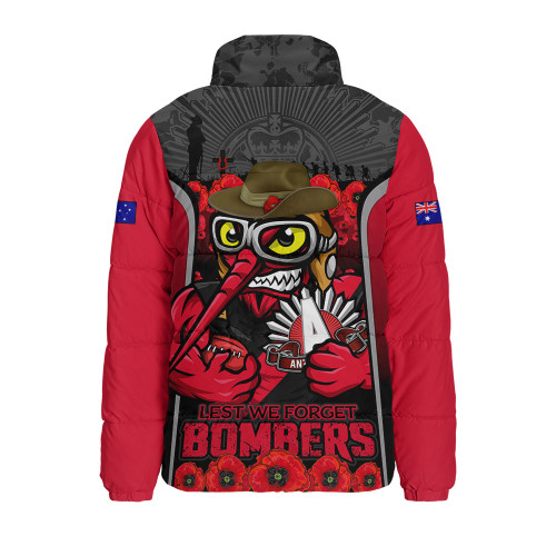 Essendon Padded Jacket Lest We Forget In Eternal Honor And Duty