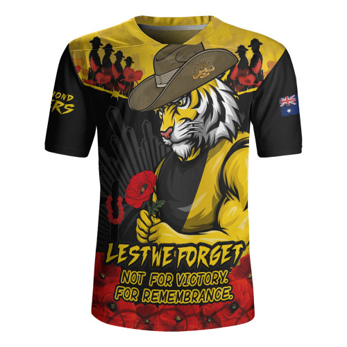 Richmond Rugby Jersey ANZAC Day Not For Victory For Remembrance