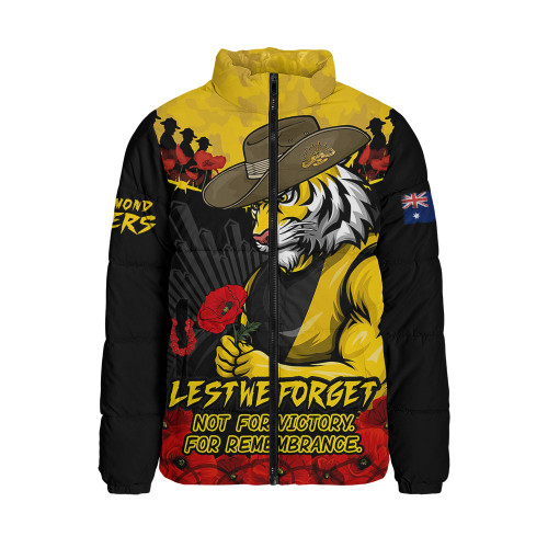 Richmond Padded Jacket ANZAC Day Not For Victory For Remembrance