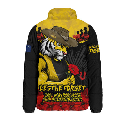 Richmond Padded Jacket ANZAC Day Not For Victory For Remembrance