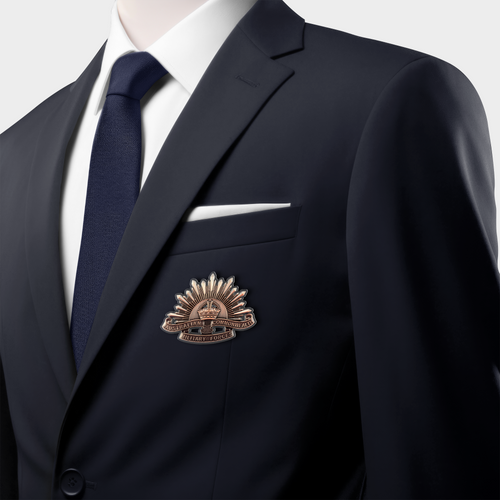 Australian Military Forces Heritage Emblem Acrylic Pin