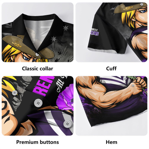 Fremantle Hawaiian Shirt Anzac Day In Memory Of Animals That Served