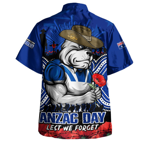 Canterbury-Bankstown Bulldogs Hawaiian Shirt Anzac Day Pride Of Service Eternal Memory