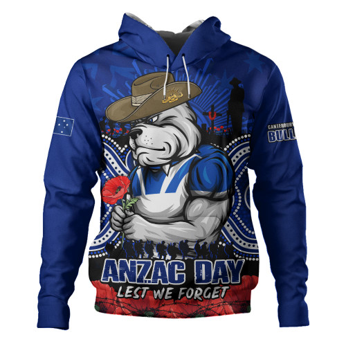 Canterbury-Bankstown Bulldogs Hoodie Anzac Day Pride Of Service Eternal Memory
