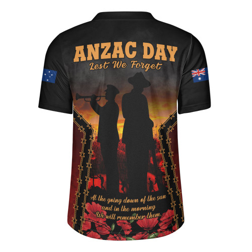 Australia Rugby Jersey Anzac Day Dawn Remembrance Eternal Tribute