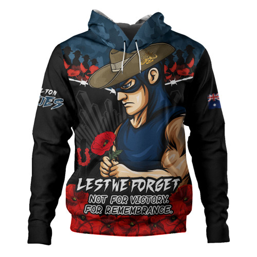 Carlton Hoodie ANZAC Day Not For Victory For Remembrance