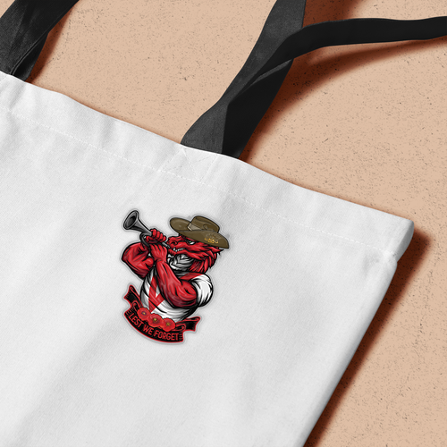 St. George Illawarra Dragons Acrylic Pin Dawn Bugler Tribute