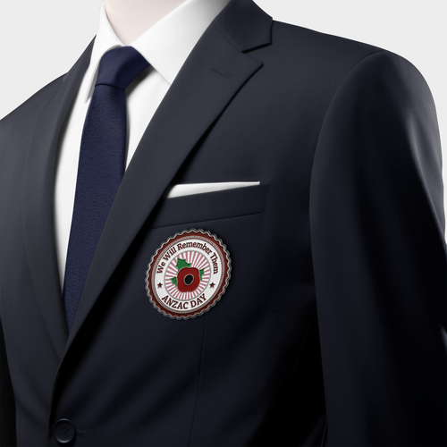 Australia Acrylic Pin ANZAC Day Honor Tribute