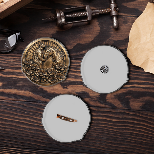 Australia Acrylic Pin ANZAC Light Horse Remembrance