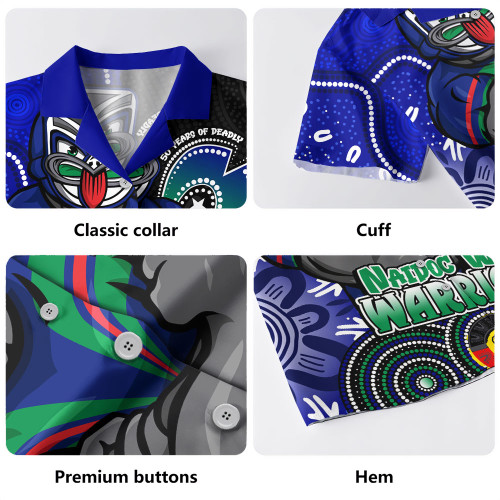 New Zealand Warriors Hawaiian Shirt NAIDOC Week 50 Years Of Deadly Indigenous Pattern