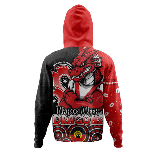 St. George Illawarra Dragons Hoodie NAIDOC Week 50 Years Of Deadly Indigenous Pattern