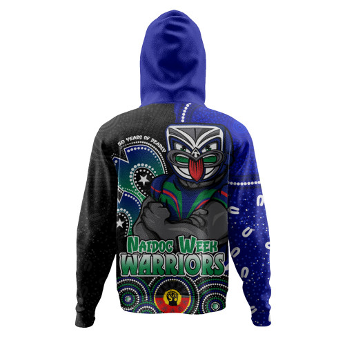 New Zealand Warriors Hoodie NAIDOC Week 50 Years Of Deadly Indigenous Pattern