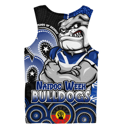 Canterbury-Bankstown Bulldogs Men Singlet NAIDOC Week 50 Years Of Deadly Indigenous Pattern