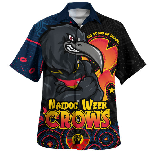 Adelaide Crows Hawaiian Shirt NAIDOC Week Aboriginal Culture And Spirit Of Pride Design