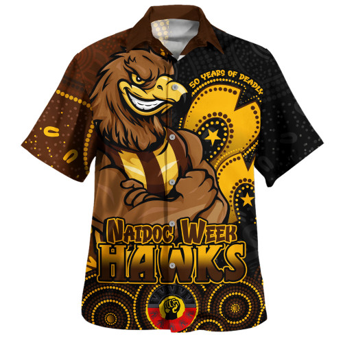 Hawthorn Hawaiian Shirt NAIDOC Week Aboriginal Culture And Spirit Of Pride Design